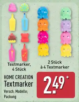 Aldi Nord HOME CREATION Textmarker Angebot