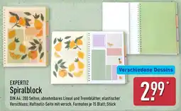 Aldi Nord EXPERTIZ Spiralblock Angebot