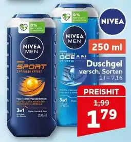 CENTERSHOP NIVEA MEN Duschgel Angebot