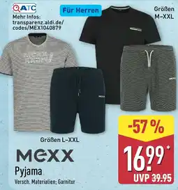 Aldi Nord MEXX Pyjama Angebot