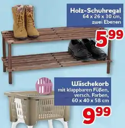 CENTERSHOP Holz-Schuhregal Angebot