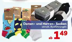 CENTERSHOP Damen- und Herren-Socken Angebot