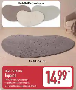 Aldi Nord HOME CREATION Teppich Angebot