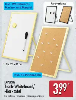 Aldi Nord EXPERTIZ Tisch-Whiteboard/-Korktafel Angebot