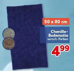 CENTERSHOP Chenille-Badematte Angebot