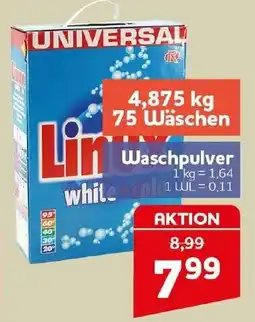 CENTERSHOP Linux white Waschpulver Angebot