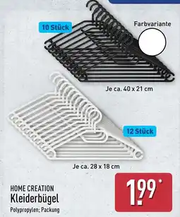 Aldi Nord HOME CREATION Kleiderbügel Angebot
