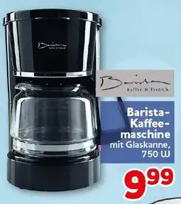 CENTERSHOP Barista-Kaffeemaschine mit Glaskanne Angebot