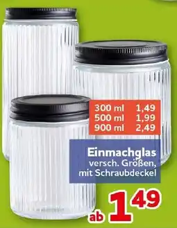 CENTERSHOP Einmachglas Angebot
