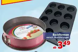 CENTERSHOP Backformen Angebot