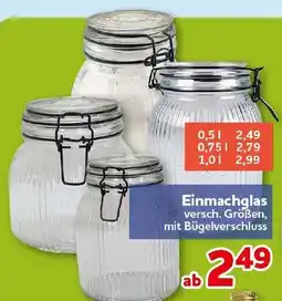 CENTERSHOP Einmachglas Angebot
