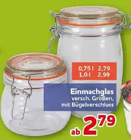 CENTERSHOP Einmachglas Angebot