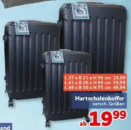 CENTERSHOP Hartschalenkoffer Angebot