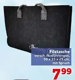 CENTERSHOP Filztasche Angebot