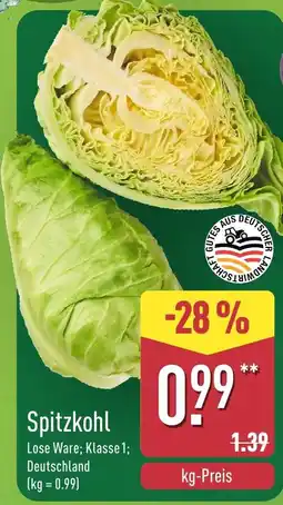 Aldi Nord Spitzkohl Angebot