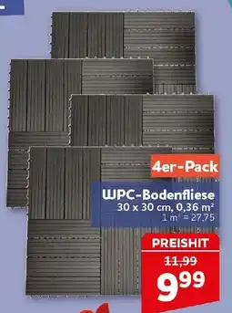 CENTERSHOP WPC-Bodenfliese Angebot
