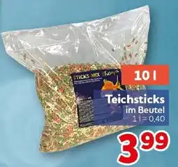 CENTERSHOP Teichsticks im Beutel Angebot