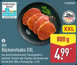 Aldi Nord BBQ Rückensteaks XXL Angebot