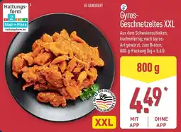 Aldi Nord Gyros-Geschnetzeltes XXL Angebot