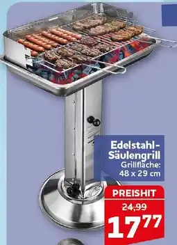 CENTERSHOP Edelstahl-Säulengrill Angebot