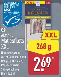 Aldi Nord ALMARE Matjesfilets XXL Angebot