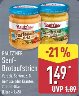Aldi Nord Bautz'ner Senf-Brotaufstrich Angebot