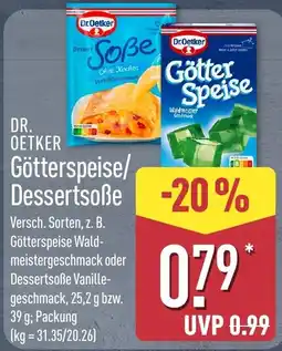 Aldi Nord Dr. Oetker Götterspeise/Dessertsoße Angebot