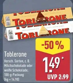 Aldi Nord Toblerone Angebot