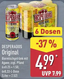 Aldi Nord DESPerados Original Angebot