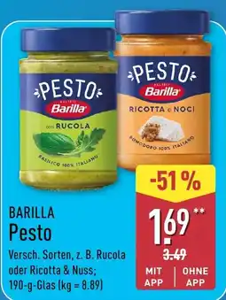 Aldi Nord Barilla Pesto Angebot