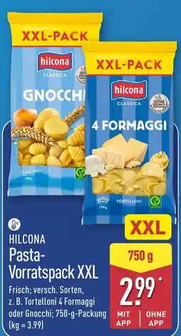 Aldi Nord Hilcona Pasta-Vorratspack XXL Angebot