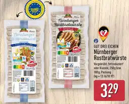 Aldi Nord GUT DREI EICHEN Nürnberger Rostbratwürste Angebot
