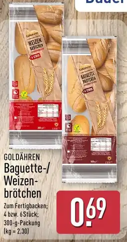 Aldi Nord GOLDÄHREN Baguette-/Weizen-brötchen Angebot