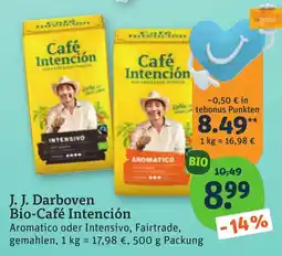 tegut J. J. Darboven Bio-Café Intención Angebot