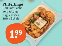 tegut Pfifferlinge Angebot