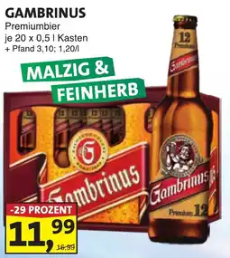 Lösch Depot Gambrinus Premiumbier Angebot