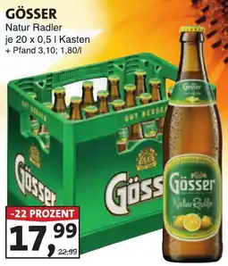 Lösch Depot Gösser Natur Radler Angebot