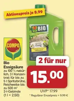 Famila Nord West COMPO Bio Essigsäure Angebot