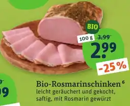 tegut Bio-Rosmarinschinken Angebot