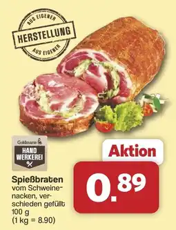 Famila Nord West Goldmarie Handwerkerei Spießbraten Angebot