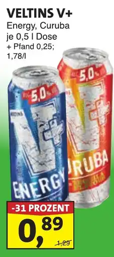 Lösch Depot VELTINS V+ Energy, Curuba Angebot