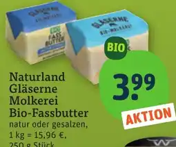 tegut Naturland Gläserne Molkerei Bio-Fassbutter Angebot