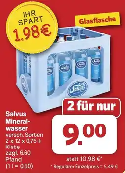 Famila Nord West Salvus Mineralwasser Angebot