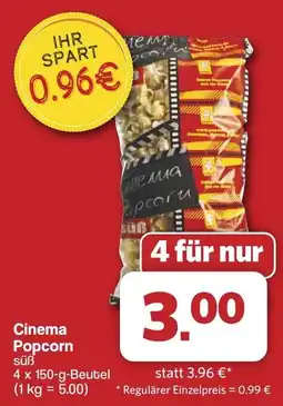 Famila Nord West Cinema Popcorn süß Angebot