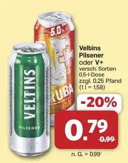 Famila Nord West Veltins Pilsener oder V+ Angebot