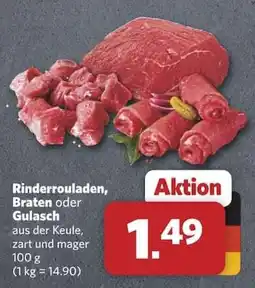 Combi Rinderrouladen, Braten oder Gulasch Angebot