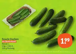 tegut Snack-Gurken Angebot