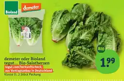 tegut demeter oder Bioland Bio-Salatherzen Angebot