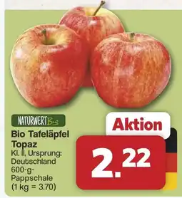 Famila Nord West NATURWERT Bio Bio Tafeläpfel Topaz Angebot