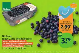 tegut Bioland Bio-Heidelbeeren Angebot